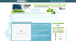 Desktop Screenshot of congresso08.apdc.pt